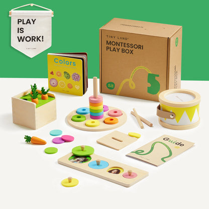 Tiny Land® Montessori Toys Set for Toddlers (13-15 month)