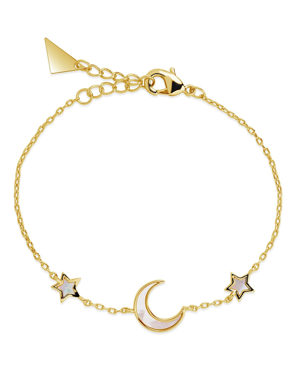 Adda Moonstone Star & Moon Station Bracelet