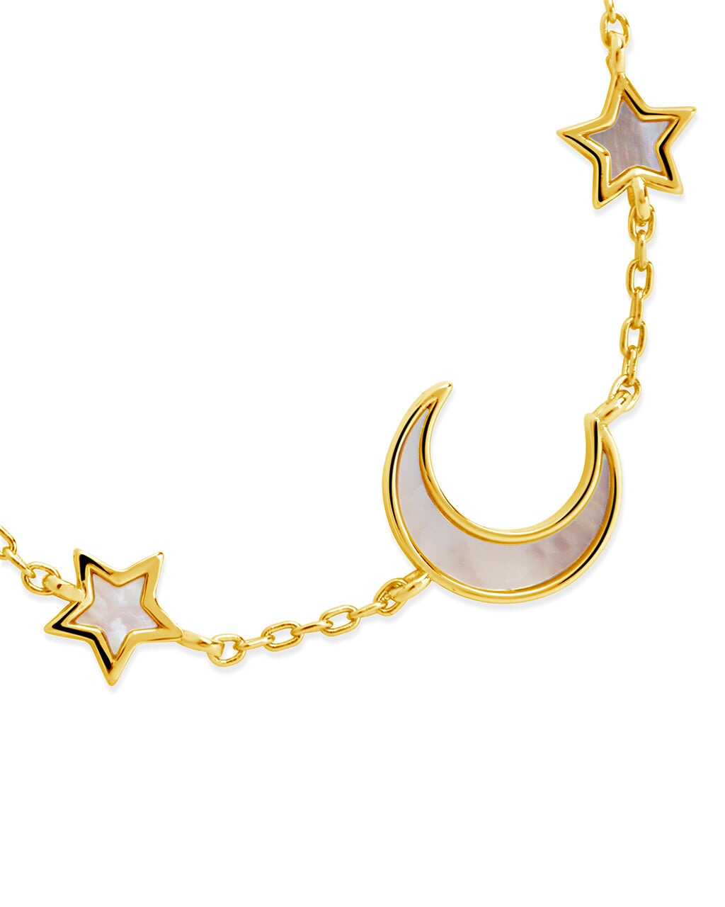 Adda Moonstone Star & Moon Station Bracelet