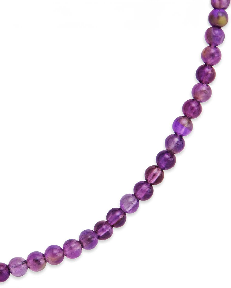 Amethyst Beaded Stretch Bracelet