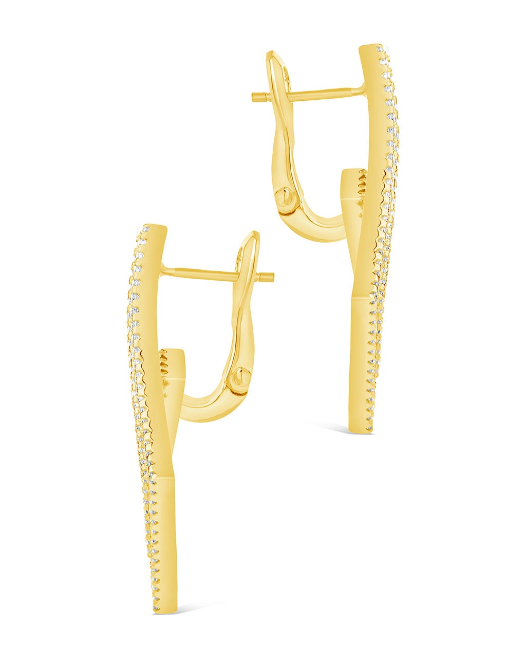 Amina CZ Statement Drop Earrings