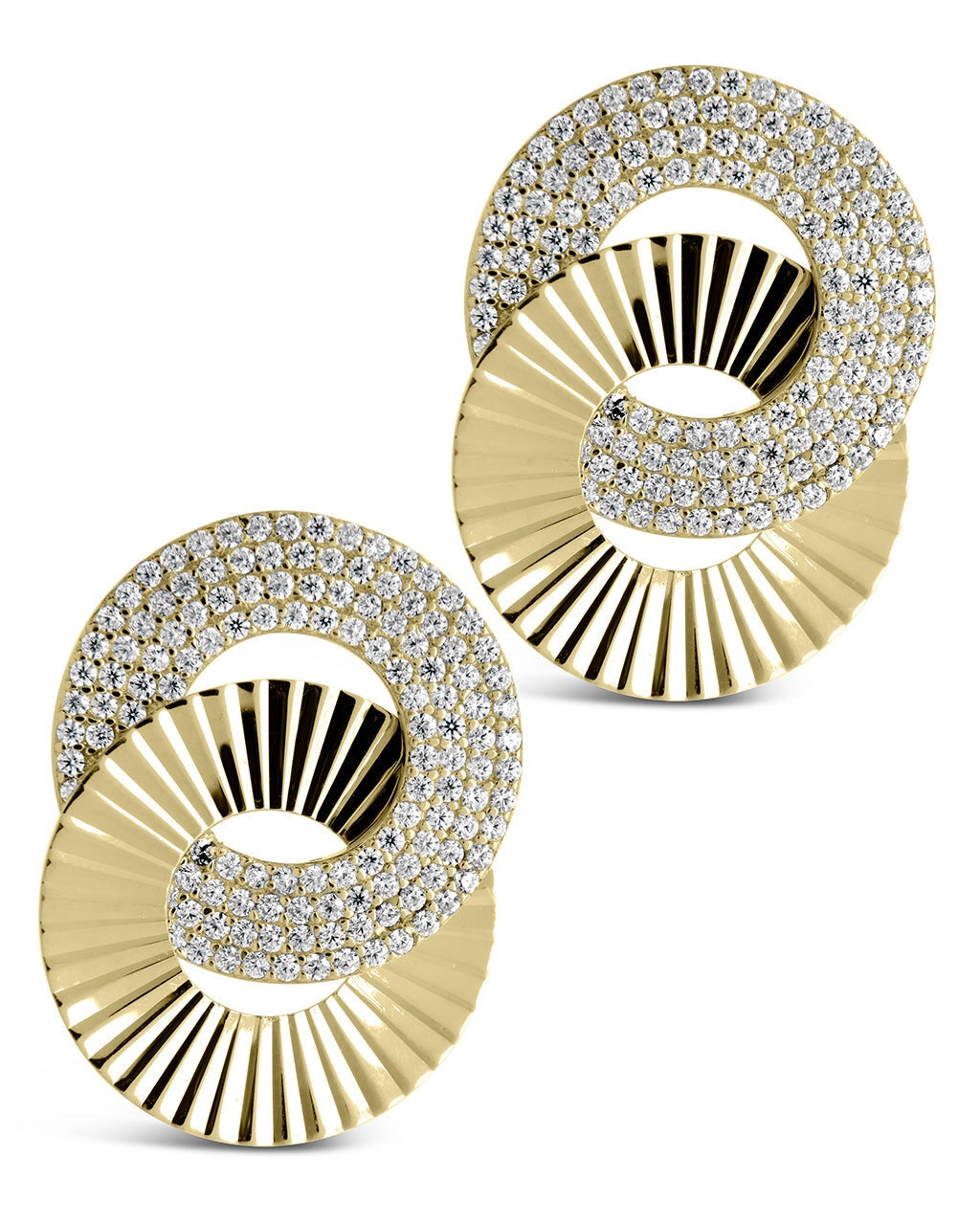 Adelina Linking Drop Stud Earrings