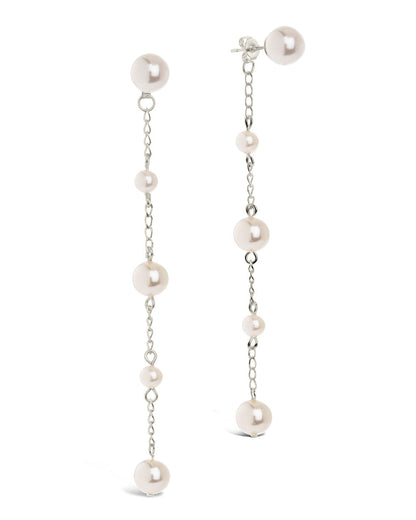 Abi Pearl Long Drop Earrings