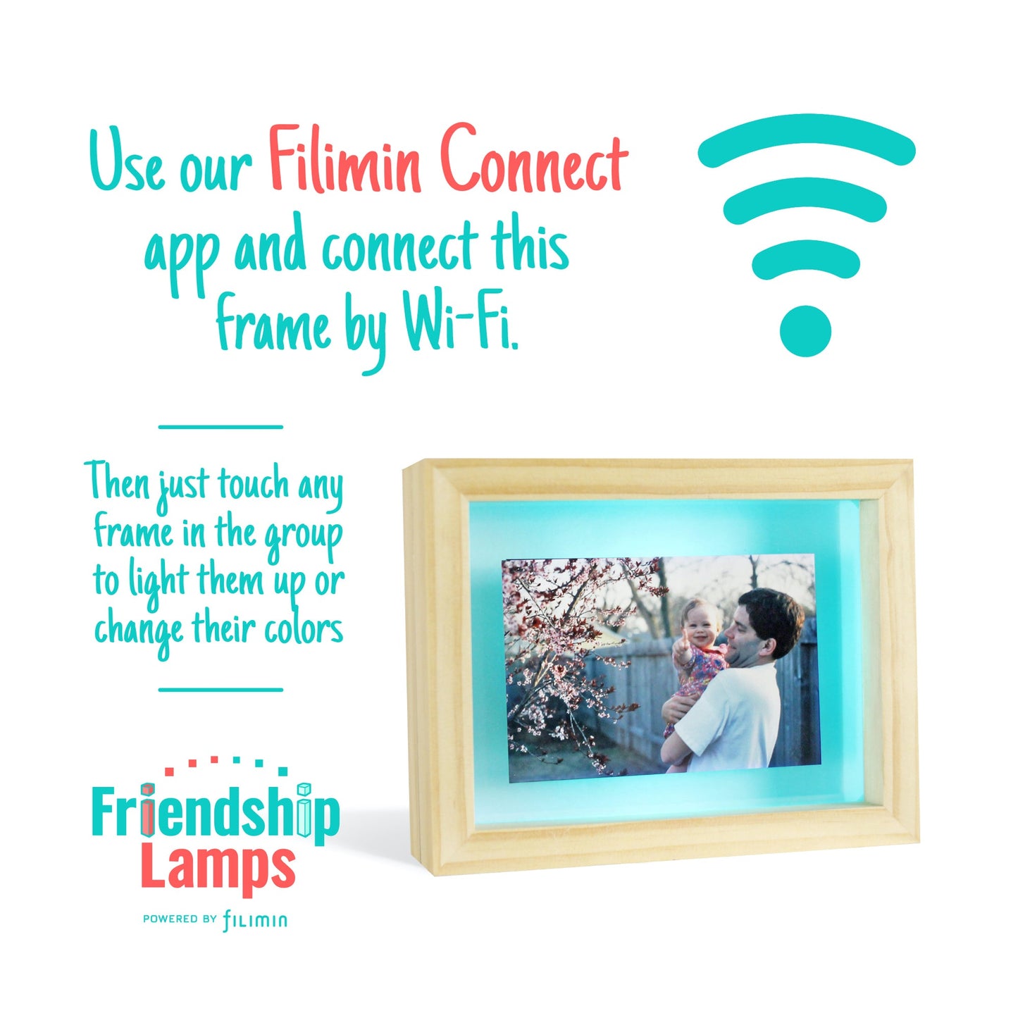 Friendship Lamp Picture Frame