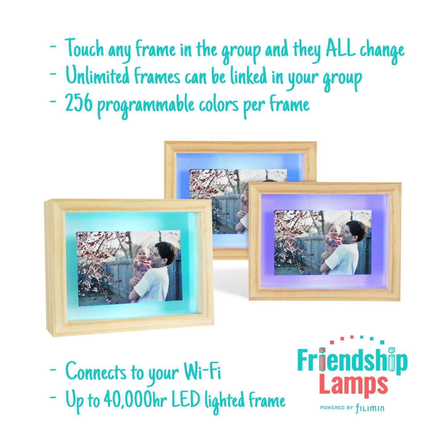 Friendship Lamp Picture Frame