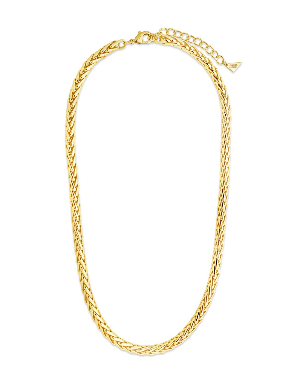 14K Gold Plated Wheat Chain Necklace