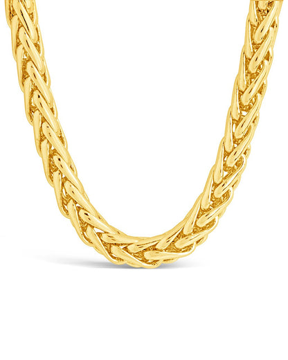 14K Gold Plated Wheat Chain Necklace