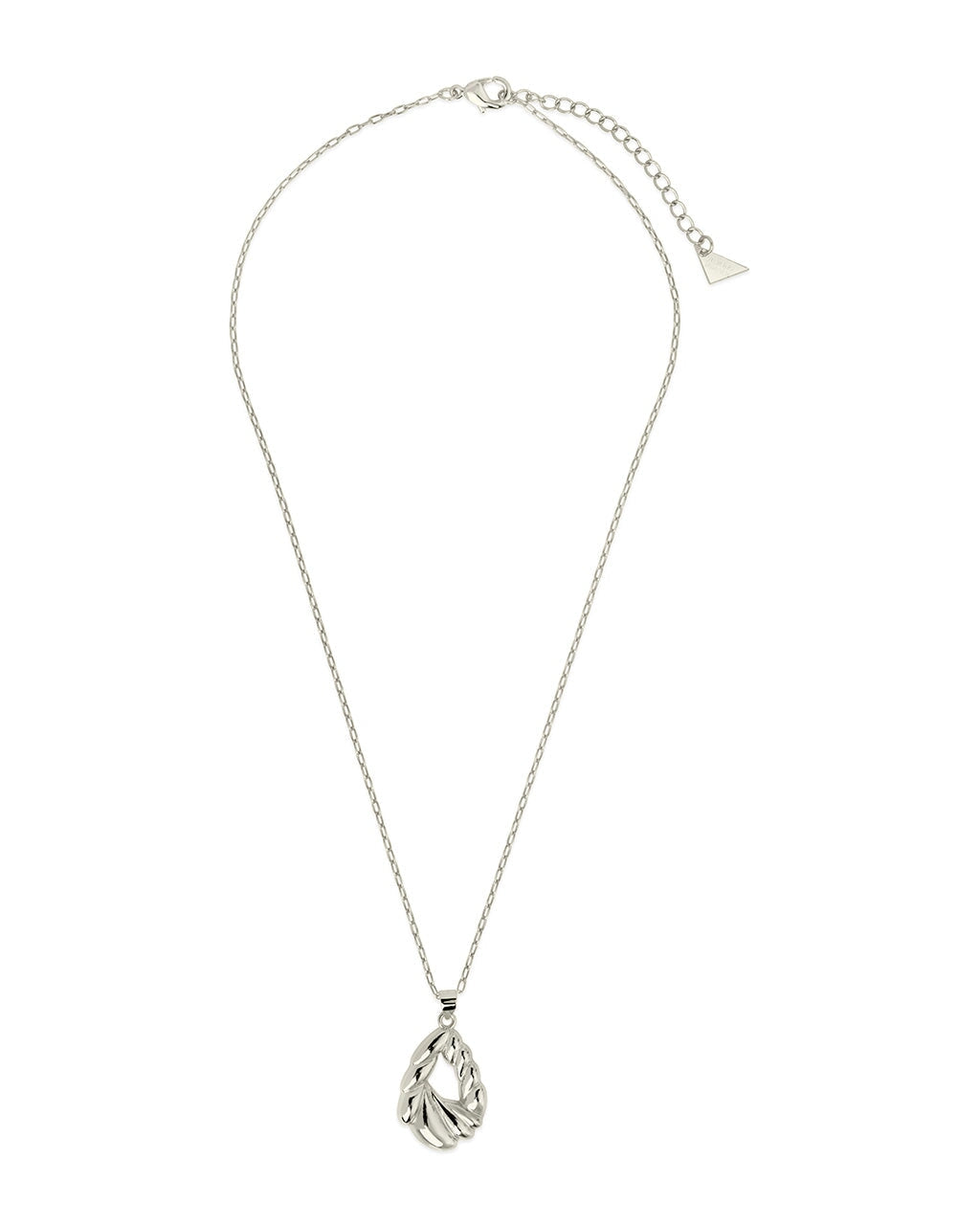 Alouette Textured Pendant Necklace