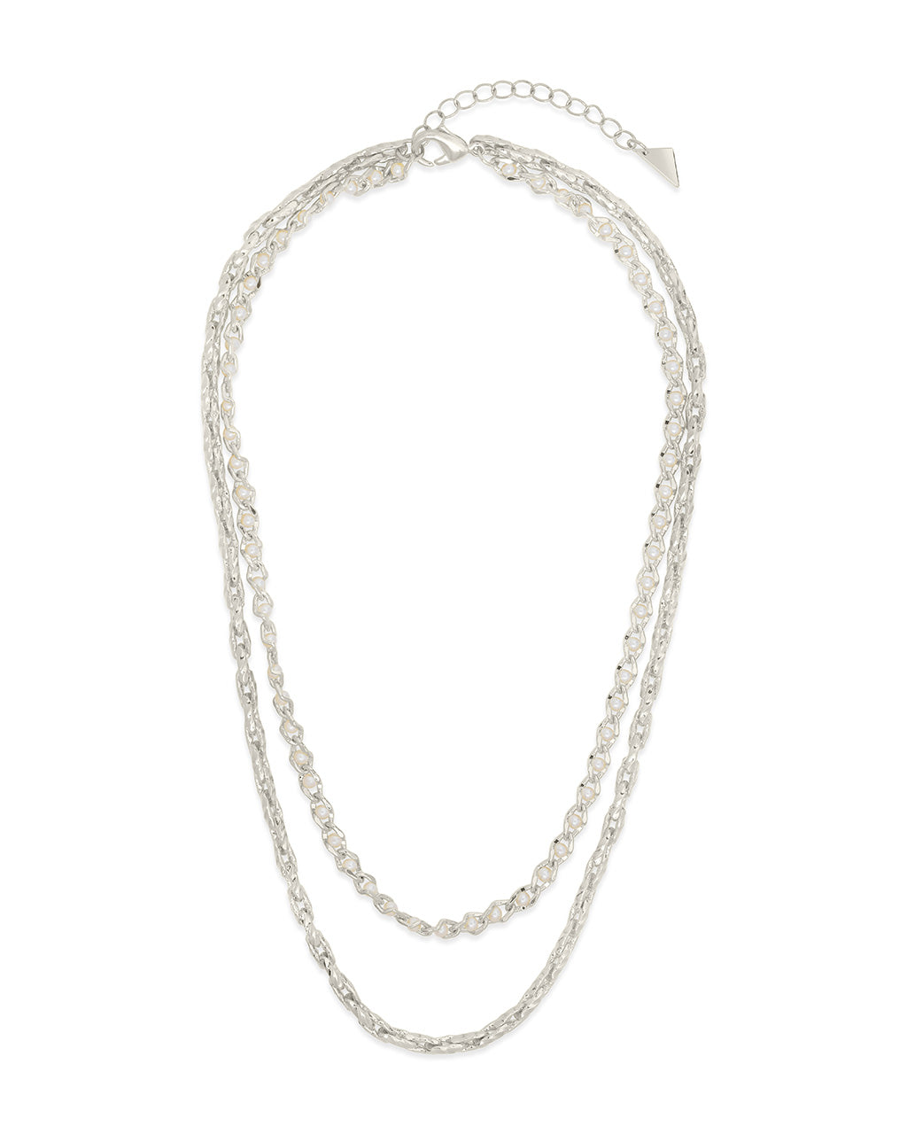 Amedea Pearl & Chain Layered Necklace