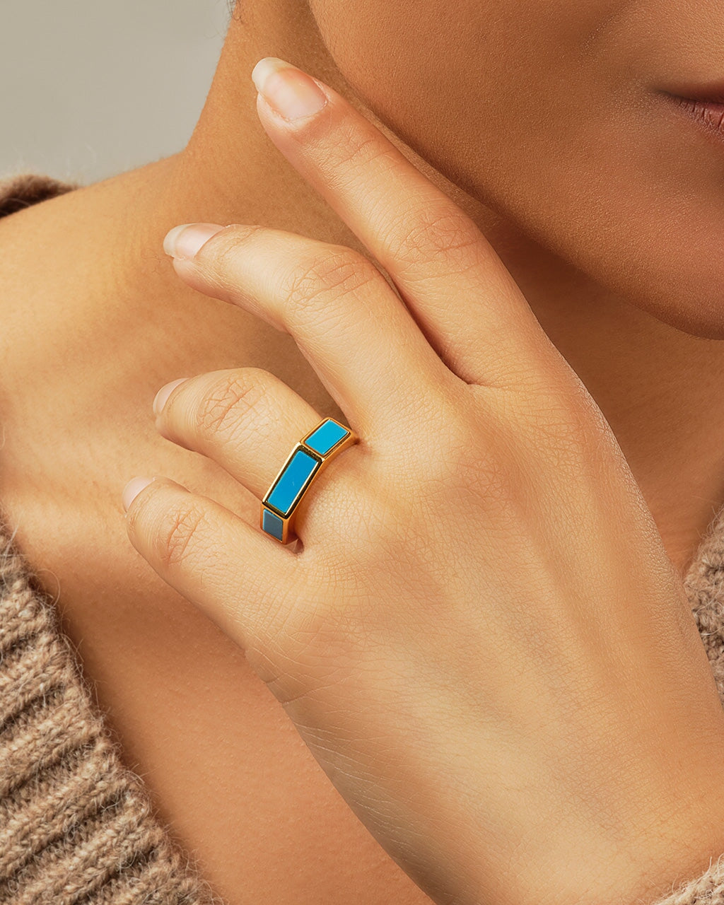 Alani Gemstone Stacking Ring