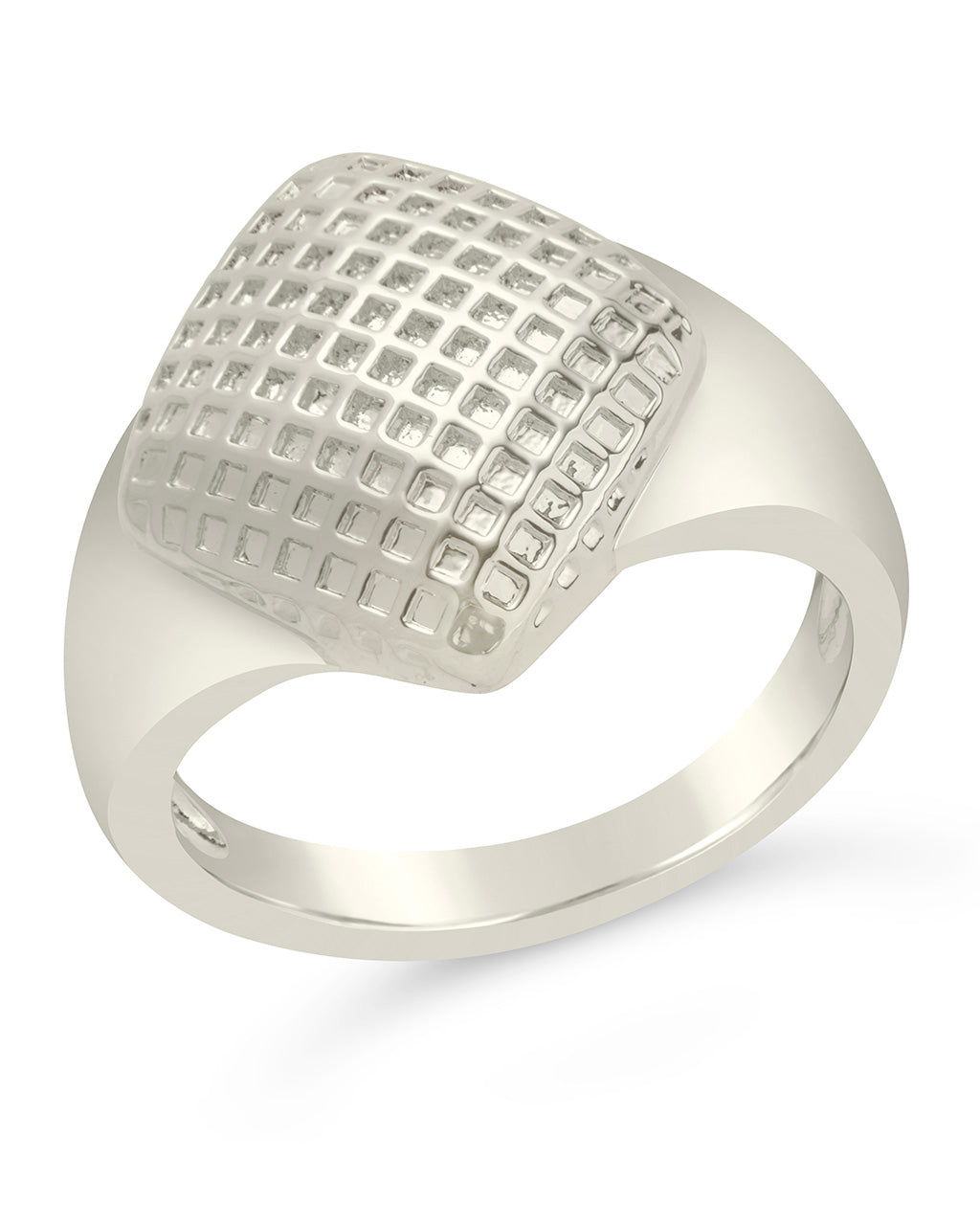 Aldari Textured Signet Ring