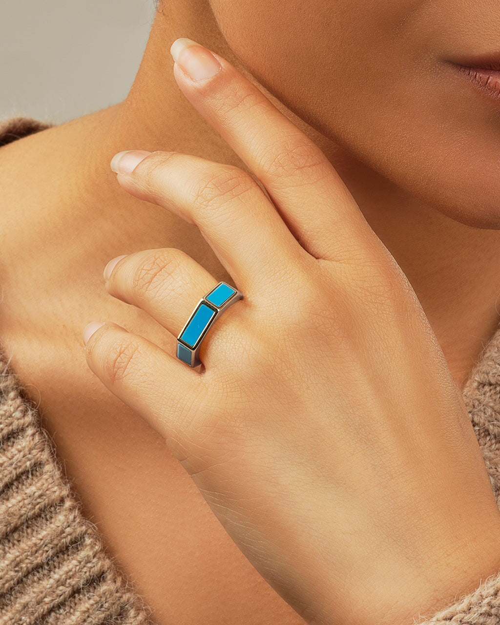 Alani Gemstone Stacking Ring