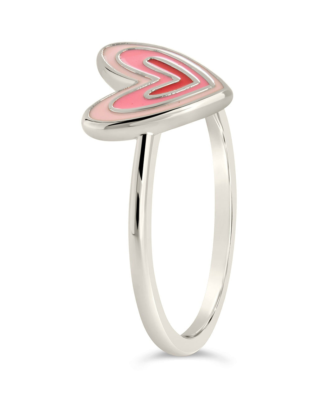 Amanda Enamel Heart Ring