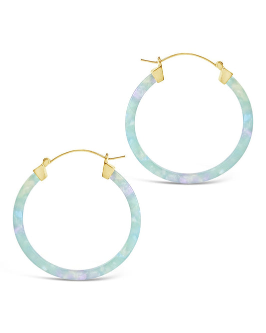 50mm Resin Hoop Earrings