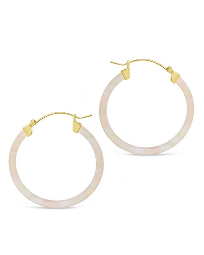 50mm Resin Hoop Earrings