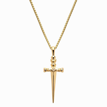 Diamond Sword Necklace