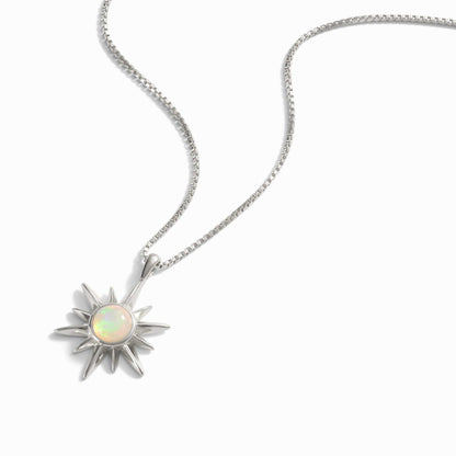 Opal Sun Necklace