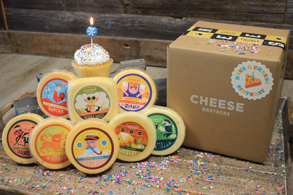 "Have a Cheesy Birthday" Gift Basket