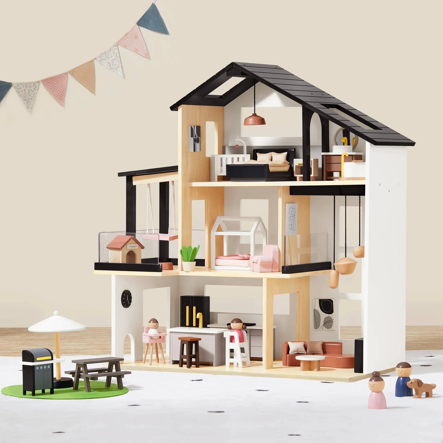 Tiny Land® Modern Family Dollhouse