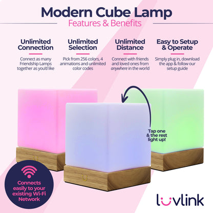 Modern Cube Lamp