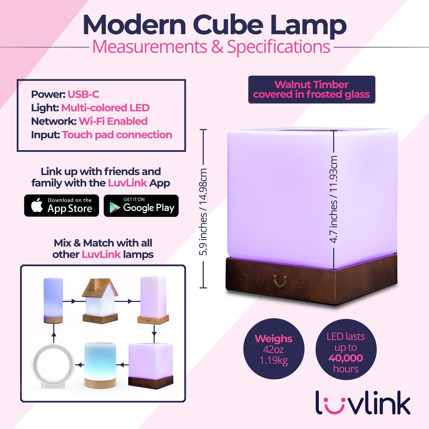 Modern Cube Lamp