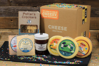 "Take it Cheesy" Retirement Gift Basket