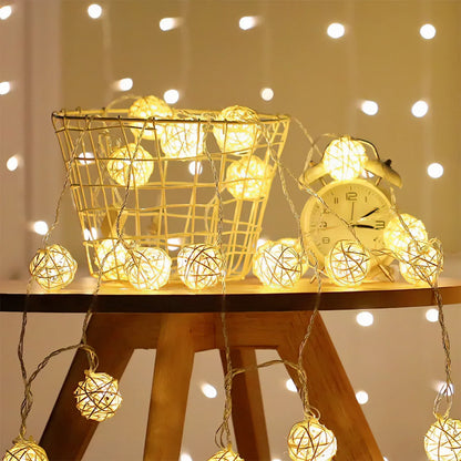 Tiny Land® Rattan string lights