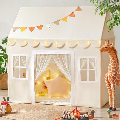 Tiny Land® Natural Cream Playhouse